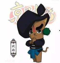 京剧猫吃瓜图片,趣味横生演绎传统艺术魅力